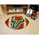 University of South Florida Football Shaped Mat 22"x35"