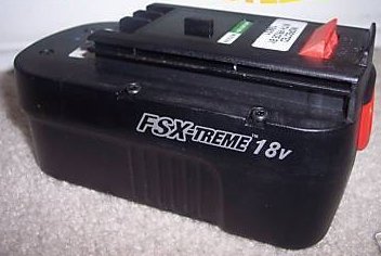 Black and Decker Firestorm FS180BX 18 Volt FSXtreme Battery