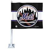 MLB New York Mets Car Flag
