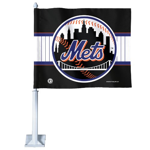 MLB New York Mets Car Flag