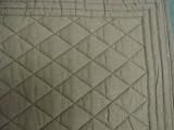 CHOCOLATE BROWN QUILTED PLACE MAT 4 PIECE SET