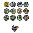 Deruta Ceramic Italian Hand Painted Wine Stopper