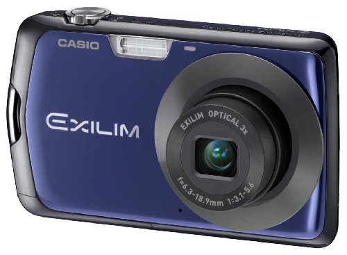 Casio Exilim EX-Z330 Digitalkamera (12 Megapixel, 3-fach opt. Zoom, 6,9 cm (2,7 Zoll) Display) blau