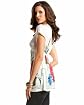 Printed Kimono Bamboo Bodice Tunic Product Image