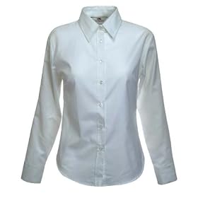 Fruit of the Loom Ladyfit Oxford Long Sleeve Shirt