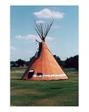 Tipi Stretched Canvas Poster Print by Nadia Castelnot, 8x10