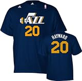 Gordon Hayward adidas Navy Musical Note Name and Number Utah Jazz T-Shirt