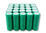 25 Pcs F Size 1.2 V 14000 mAh NiMH Rechargeable Batteries for E-Bikes Radio etc
