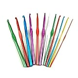 12 Pack of High Quality Aluminum Crochet...