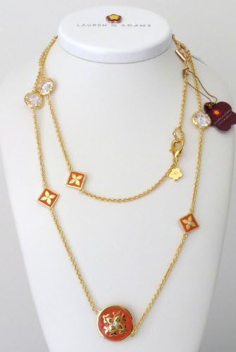 Authentic Lauren G Adams Mandarine Oriental Necklace N-62201G 61875 "Gift Boxed"