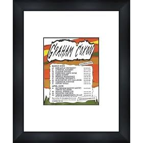 GRAHAM COXON UK Tour 2006 - Framed Original Advert