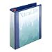 TOPS Cardinal XtraLife ClearVue Non-Stick Locking D-Ring Binder, 2 Inch, Blue, (26322)