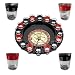 Relaxdays Trinkspiel Partyspaß Partyspiel Roulette