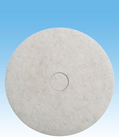 19" White Super Polish Floor Pads 5 Per Case