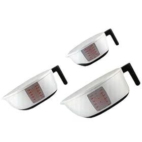3-Piece Mix n Measure Bowl Set by G&S Metal Products Co, Inc