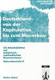 Deutschland, Von der Kapitulation bis zum Mauerbau