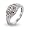 Vintage Deco Style Sterling Silver CZ Engagement Ring Size 6 (Sizes 6 7 8 9 Available)