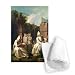 Carthusian Monks in Meditation (oil on.. - Tea Towel 100% Cotton - Art247 - Tea Towel - 46x70cm