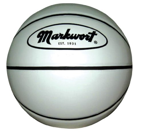 Markwort Autograph Basketball with 4 White Panels