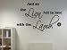 Lion Fell in love with the Lamb Wall Art Decal Sticker