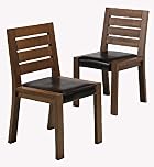 2 Sonoma Dark Dining Chairs