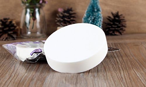 Large Round Studio Soft & Easy Large Powder Puff Facial Face Light Color White Sponge