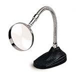 Review Opticron  / GX Optical Opticron 56555 Bifocal Stand Magnifier, 100mm Diameter, 2X and 5X Magnifications, Highest Quality, PMMA lens with chrome plated frame, metal base and 300mm/12¡± flexible arm