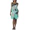 Mossimo Black Square Neck Tunic Dress Aqua Multicolor XXL