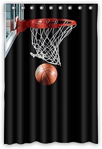 Tall Switch Custom Basketball Waterproof window Curtain Home Decoration Curtains Standard Size One Piece 52"W x 84"L