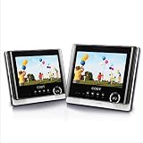 Coby 7 TFT Portable Tablet Style DVD Player with Dual Screen