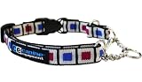 Canine Equipment Ultimate 3/4-Inch Quick Release Martingale Dog Collar, Small, Picture Frames
