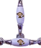 Monkey Banana Kids Drawer Pull Handle Chrome