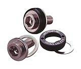 FSA Self Extracting JIS Steel Crank Bolt - Black, Size M8