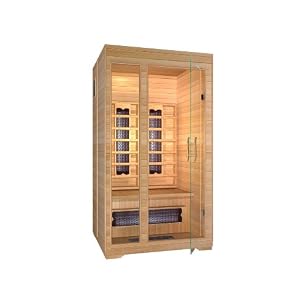 Ironman 2 Person Infrared Sauna with Radiant Floor Heat
