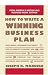 How to Write a Winning Business Plan