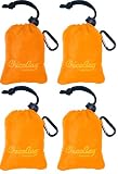 Reusable Shopping Tote / Grocery Bag by ChicoBag - 4 Pack - Orange