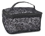 Danielle Black Velvet Regular Train Case