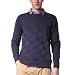 Doublju Mens Casual Crewneck Knitted Sweater (K117Z) Doublju Mens Casual Crewneck Knitted Sweater (K117Z)