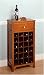 FTS - Wine Cabinet with -1- Drawer and Glass Holder, Holds 24 Bottles of Wine 136-220-12