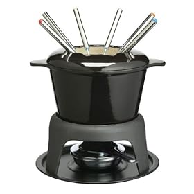 Black Fondue Set