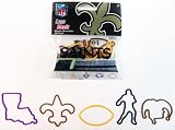 Forever Collectibles NFL New Orleans Saints Logo Bandz 2nd Version