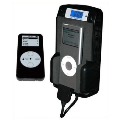 Black 6 IN 1 LCD FM TRANSMITTER + WIRELESS REMOTE FOR ALL Apple Ipods UNIVERSAL , IPOD NANO 2GB 4GB 8GB , IPOD VIDEO 30GB 60GB , IPOD Mini , Zune, MP3 MP4