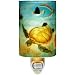 Frosted Glass Sea Turtle Nautical Night LIght New