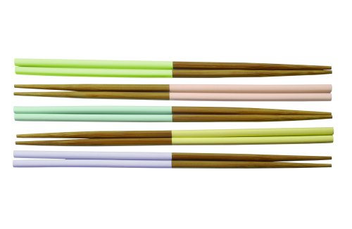 Typhoon Mixed Pastel Handle Chopsticks 10 Pairs