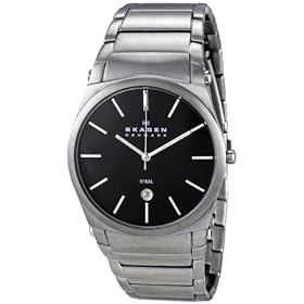 Skagen Designs UK - 859LSXB - Montre Homme - Quartz Analogique - Bracelet Acier Inoxydable Argent