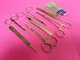 12 PCS O.R PREMIUM GRADE MEDICAL STUDENT BASIC COMPREHENSIVE SUTURE LACERATION REMOVAL FORCEPS HEMOSTAT SCISSORS INSTRUMENTS SET KIT WITH SCALPEL BLADES #15
