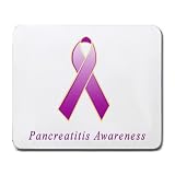 Pancreatitis Awareness Ribbon Mouse Pad