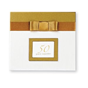 CR Gibson Deluxe Photo Book, Gold 50th Anniversary Album,