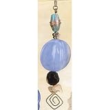 Artsy Light Blue Fan Pull