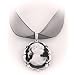 Sterling Silver Vintage Style Resin Cameo Ribbon Necklace-Vanessa Carlton